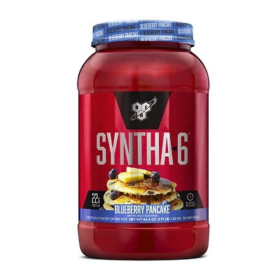 BSN Syntha-6 Premium Protein - Blueberry Pancake (28 Servings) 3 lbs.
