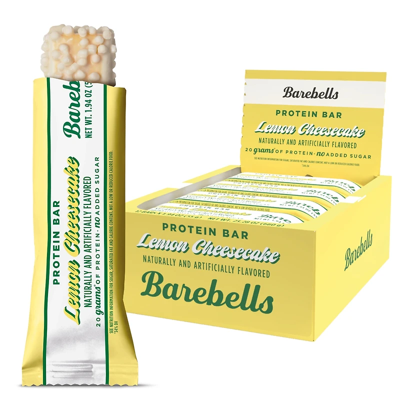 Barebells Protein Bar - Lemon Cheesecake (12 Bars)
