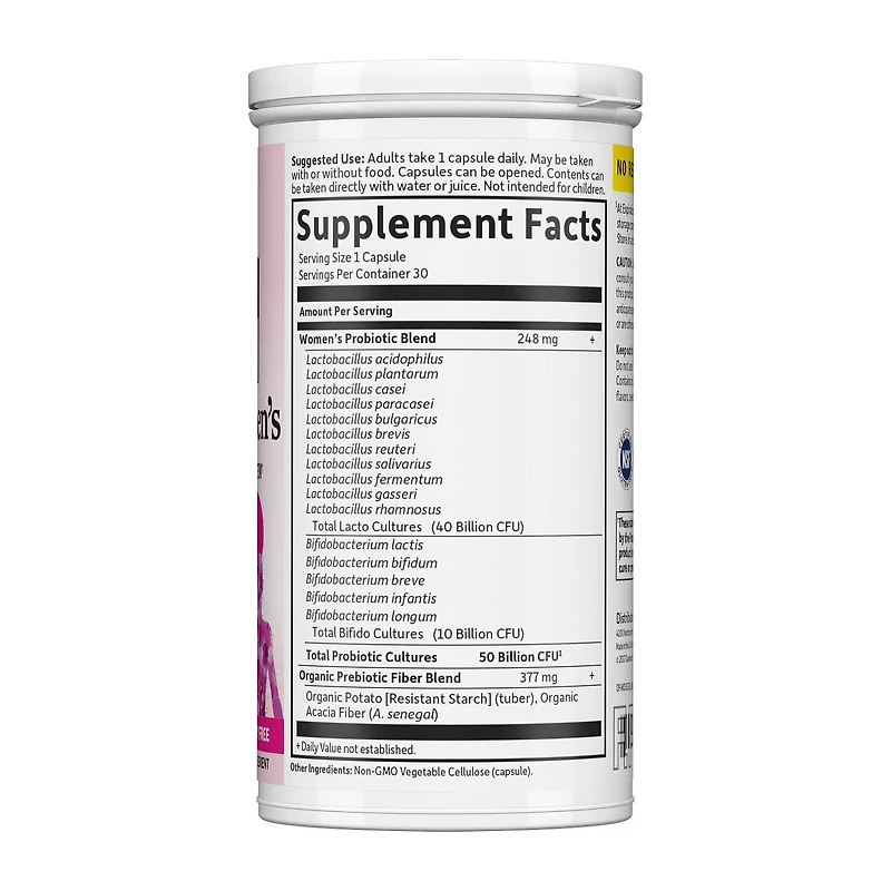 Once Daily Women's Probiotic - 30 Vegetarian Capsules (30 Servings)
