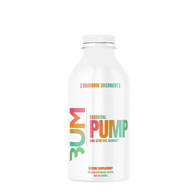 Raw Nutrition Pump Non-Stim Preworkout Rtd - Rainbow Sherbert 12 Oz. (12 Bottles)