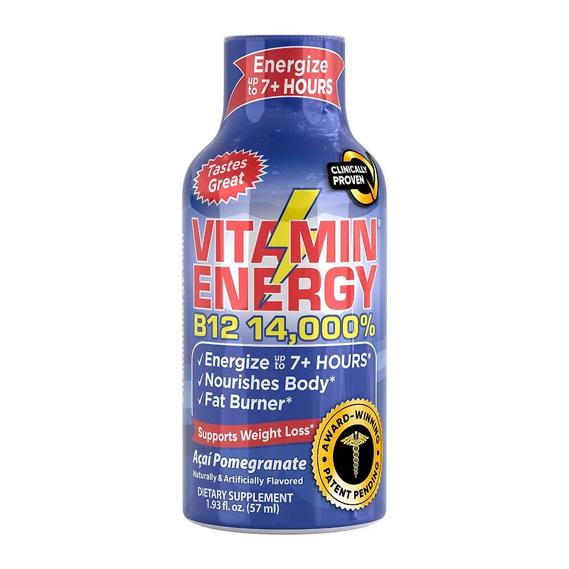 B12 14 -000% Supplement - Acai Pomegranate - 1.93 oz. (12 Bottles)