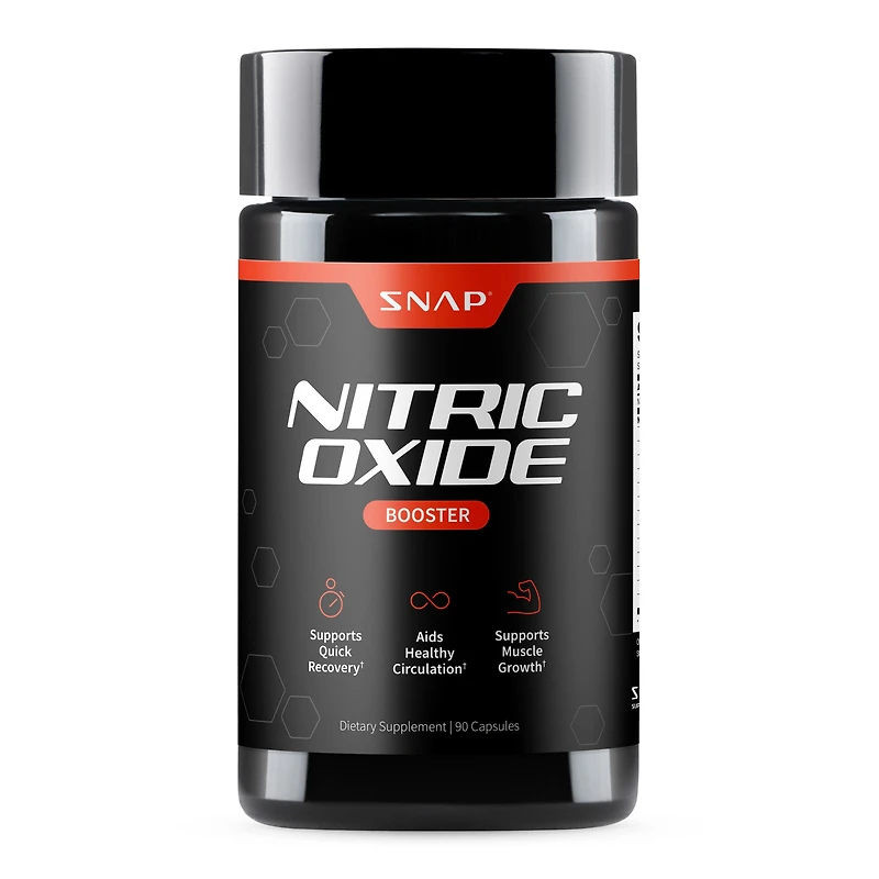 SNAP Supplements Nitric Oxide Booster Healthy - 90 Capsules (90 Servings)