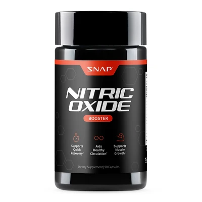 SNAP Supplements Nitric Oxide Booster Healthy - 90 Capsules (90 Servings)
