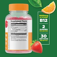 Kids Vitamin B12 - 60 Gummies (30 Servings)