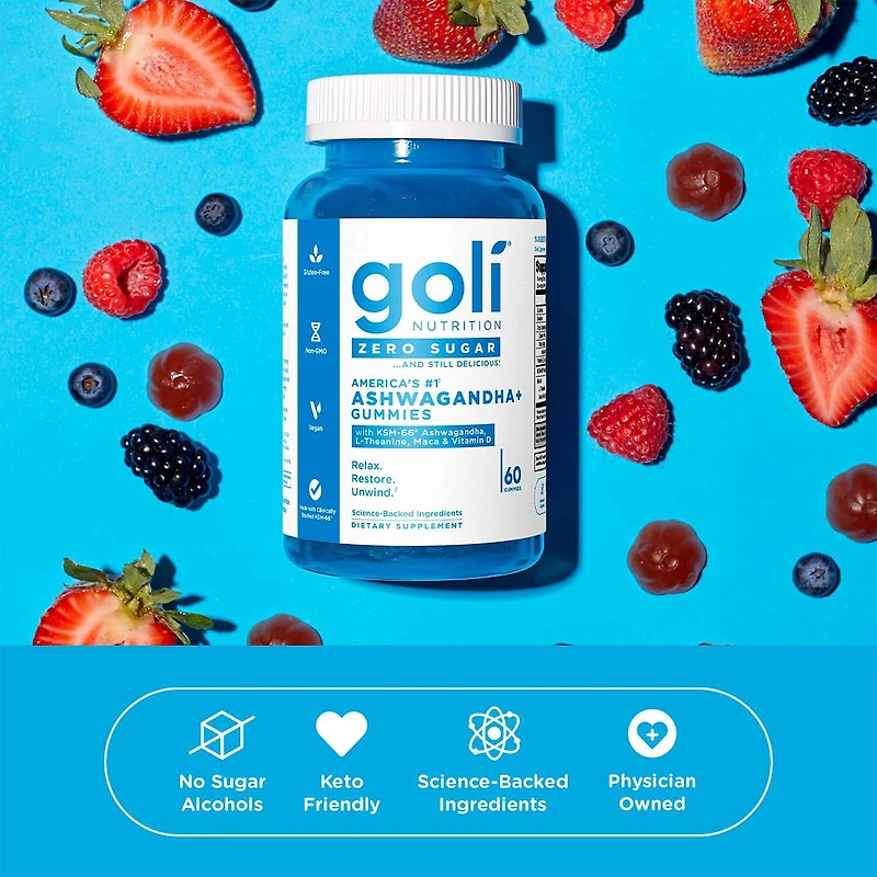 Ashwagandha+ Gummies  - 60 Gummies (30 Servings)