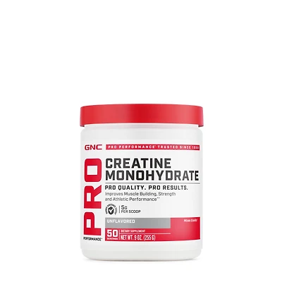 GNC Pro Performance Creatine Monohydrate (50 Servings)
