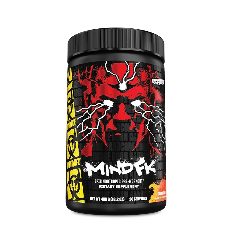 Mutant Mind Fk Nootropic Pre-Workout - Sour Peach (20 Servings)