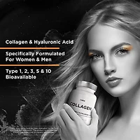 Amen Collagen Hydrolyzed Multi Collagen Peptides + Vitamin C - 90 Veggie Capsules (30 Servings)