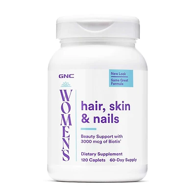 Hair Skin & Nails - 120 Caplets (60 Servings)