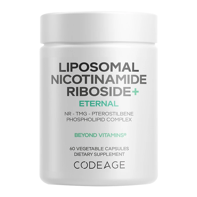 Codeage Liposomal Nicotinamide Riboside+ Vitamin B - 60 Capsules (60 Servings)