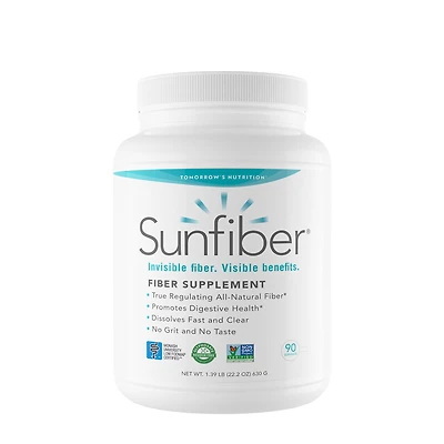 Tomorrow's Nutrition Sunfiber Fiber Supplement Healthy - 1.39 Lb (90 Servings) 30 Servings