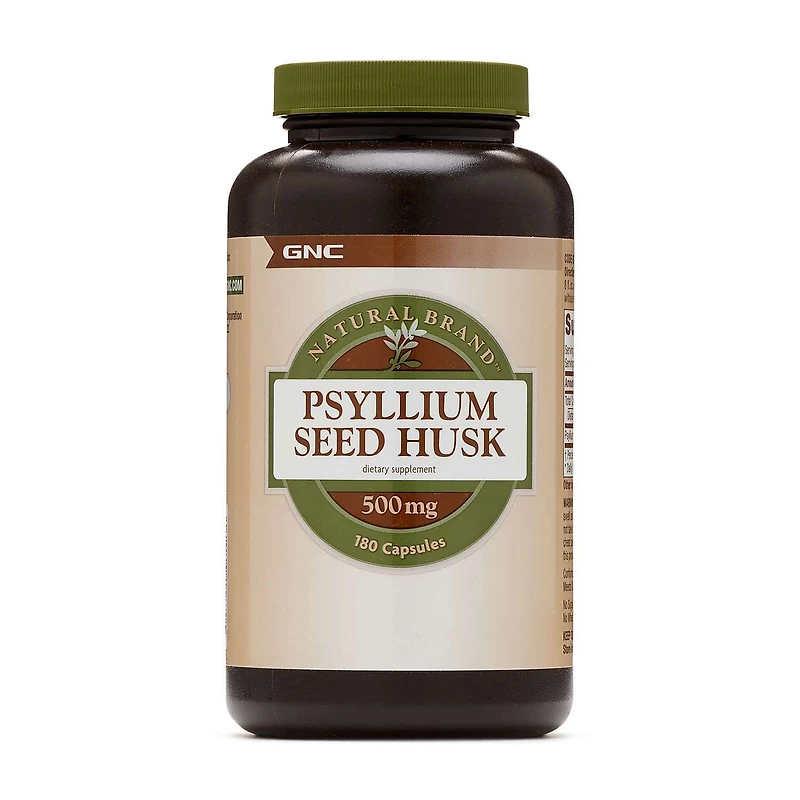 Psyllium Seed Husk - 180 Capsules (90 Servings)