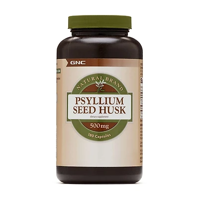 Psyllium Seed Husk - 180 Capsules (90 Servings)