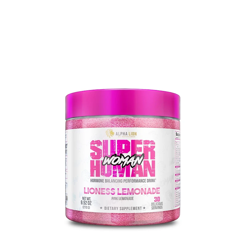 Alpha Lion Superhuman Woman Hormone Balancing Performance - Lemonade 9.52 Oz. (30 Servings)