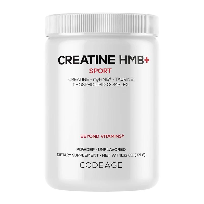 Codeage Creatine Hmb+ Sport Complex Vegan - Unflavored 11.32 (30 Servings)