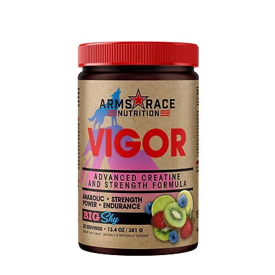 Arms Race Nutrition Vigor Creatine & Strength Formula Healthy - Big Sky (30 Servings)
