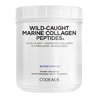 Codeage Wild-Caught Marine Hydrolyzed Collagen Peptides Powder Type I and Iii Gluten-Free - 15.87 Oz. (50 Servings)