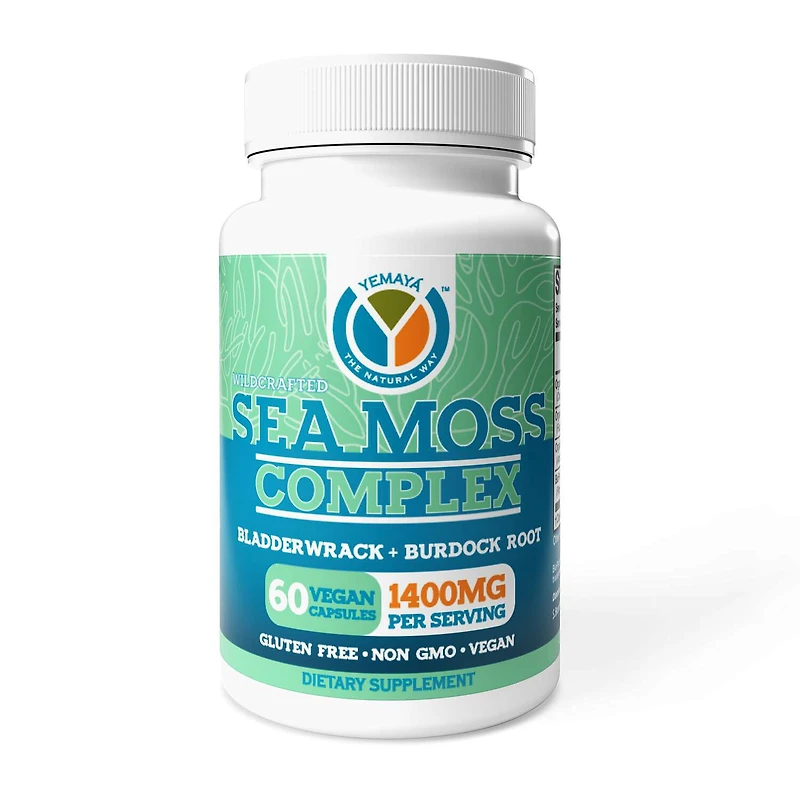 Sea Moss Complex 1400mg - 60 Vegan Capsules (30 Servings)