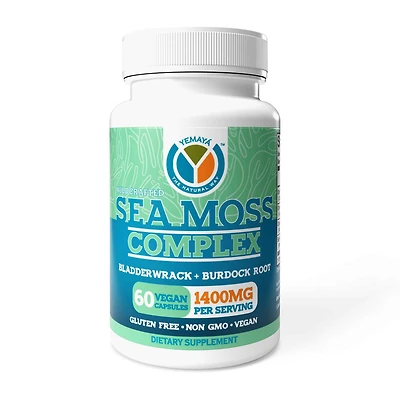 Sea Moss Complex 1400mg - 60 Vegan Capsules (30 Servings)