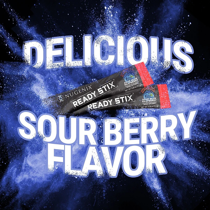 Ready Stix - Sour Blue Raspberry (14 Stick Packs)