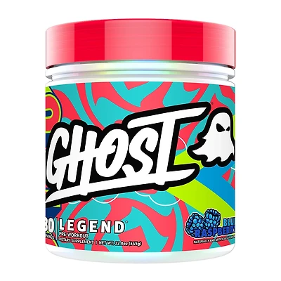 GHOST Legend V4 Pre-Workout Vegan - Blue Raspberry (30 Servings)