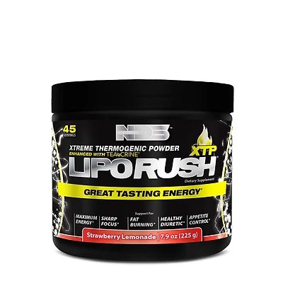 NDS Nutrition Liporush Xtp Healthy - Strawberry Lemonade 7.9 Oz. (45 Servings)