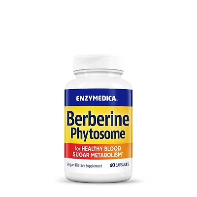 ENZYMEDICA Berberine Phytosome Healthy - 60 Capsules (60 Servings)