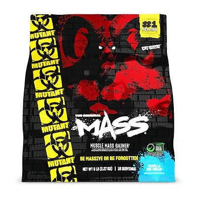 Mutant Mass Gainer - Vanilla Ice Cream (16 Servings)