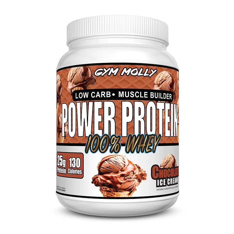 Gym Molly Power Protein 100% Whey - Chocolate Ice Cream (26 Servings)