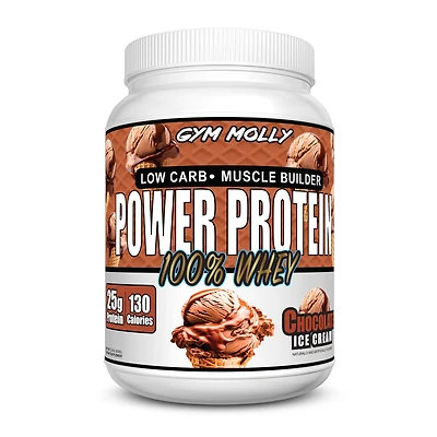 Gym Molly Power Protein 100% Whey - Chocolate Ice Cream (26 Servings)