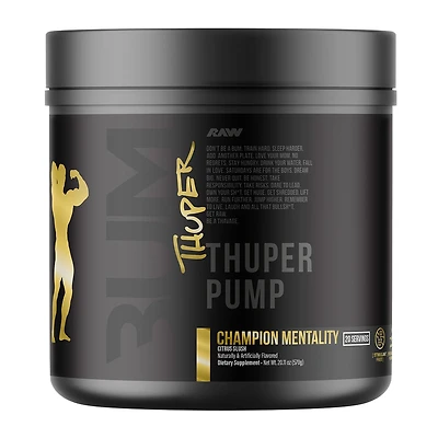Raw Nutrition Champion Mentality: Thuper Pump Non-Stim - Citrus Slush (20 Servings)