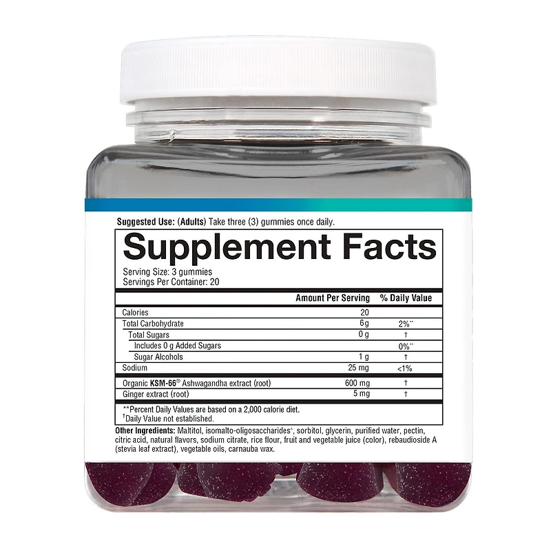 Ashwagandha Gummies - Blueberry (60 Gummies)