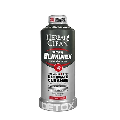Herbal Clean Ultra Eliminex Detox - Tropical 32 Oz. (1 Serving)