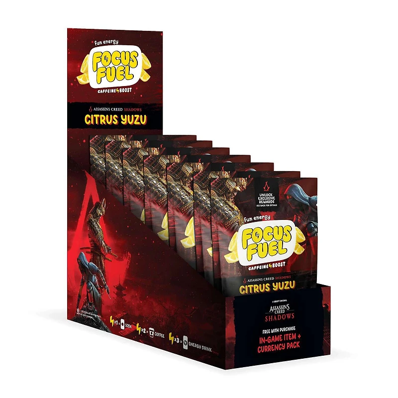 Caffeine Boost Gummies - Citrus Yuzu (12 Pack)