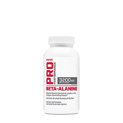 GNC Pro Performance Beta-Alanine 3200Mg - 120 Caplets (30 Servings)