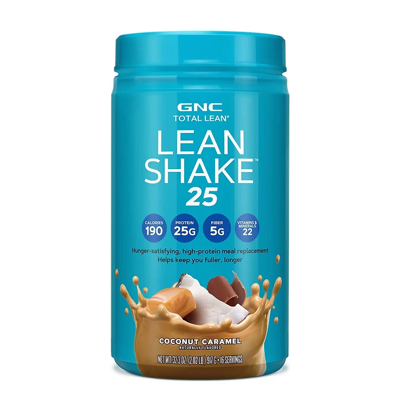 GNC Total Lean Shake 25 Healthy - Coconut Caramel (16 Servings)
