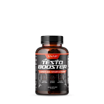 SNAP Supplements Testo Booster - 60 Capsules (20 Servings)