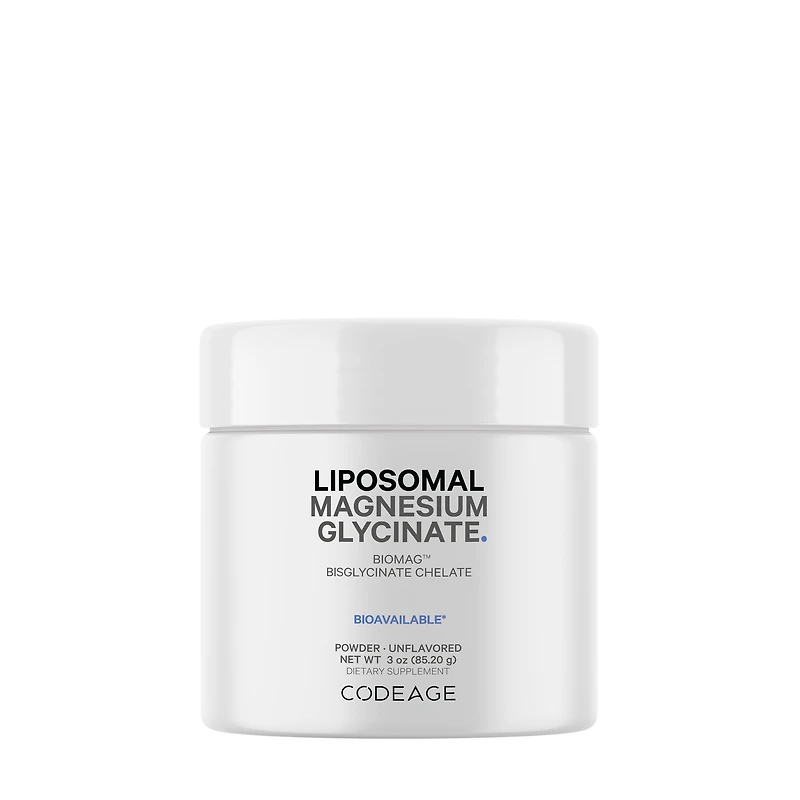 Codeage Liposomal Magnesium Glycinate Powder - Unflavored 3Oz. (60 Servings)