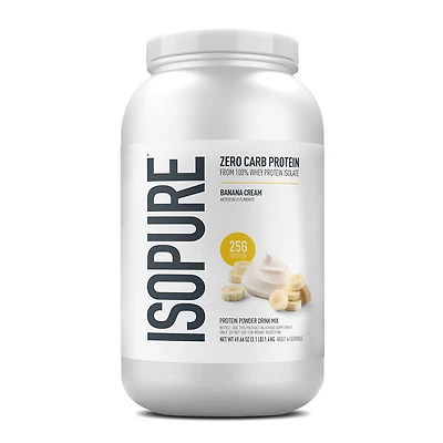 Isopure Zero Carb - Banana Cream (44 Servings) 3 lbs.
