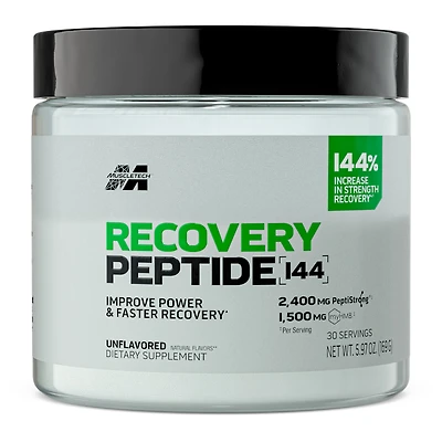MuscleTech Recovery Peptide 144 - Unflavored (30 Servings)