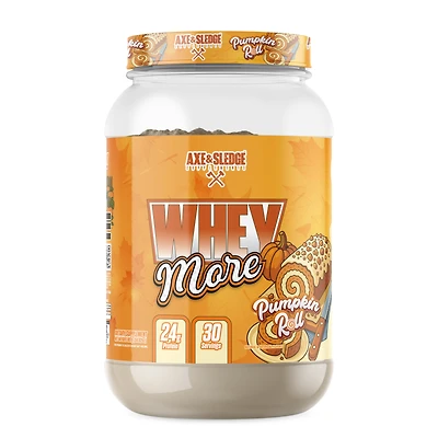 Axe & Sledge Supplements Whey Protein More - Pumpkin Roll (30 Servings)
