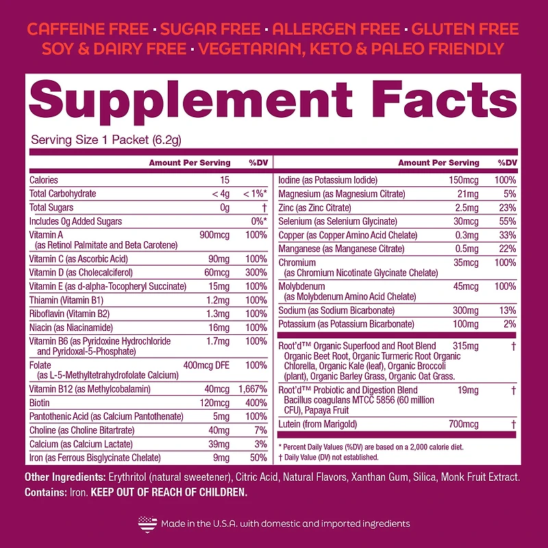 Her Multi - Raspberry Acai (15 Packets)