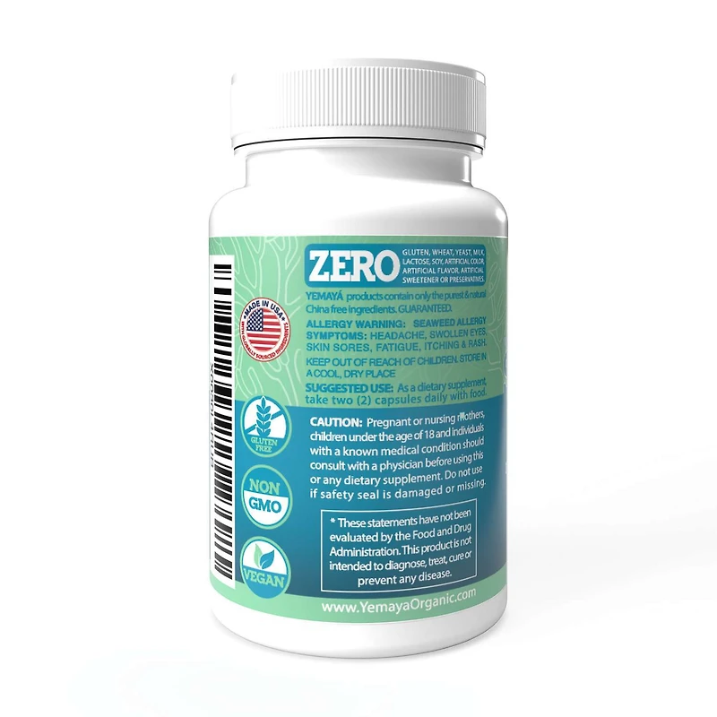 Sea Moss Complex 1400mg - 60 Vegan Capsules (30 Servings)