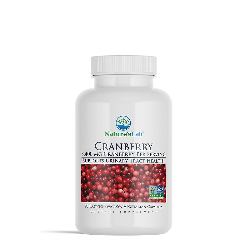 Nature's Lab Cranberry 5400Mg Healthy - 90 Vegetarian Capsules (90 Servings)