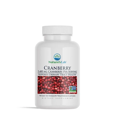 Nature's Lab Cranberry 5400Mg Healthy - 90 Vegetarian Capsules (90 Servings)