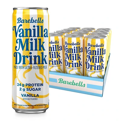 Barebells Vanilla Milk Drink (12 Cans)