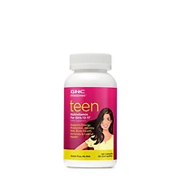GNC Milestones Teen Healthy - Multivitamin for Girls 12-17 120 Caplets (60 Servings)