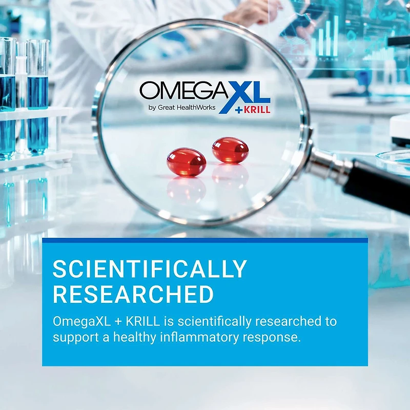 OmegaXL® + Krill - 56 Softgels (28 Servings)