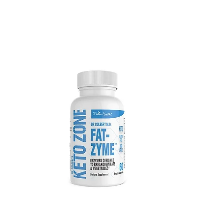Keto Zone Fat-Zyme - 60 Veggie Capsules (30 Servings)