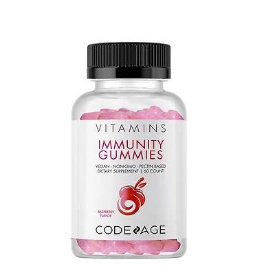 Codeage Vitamins Immunity Gummies - Vitamin C + Echinacea Propolis Elderberry 60 Count (30 Servings)